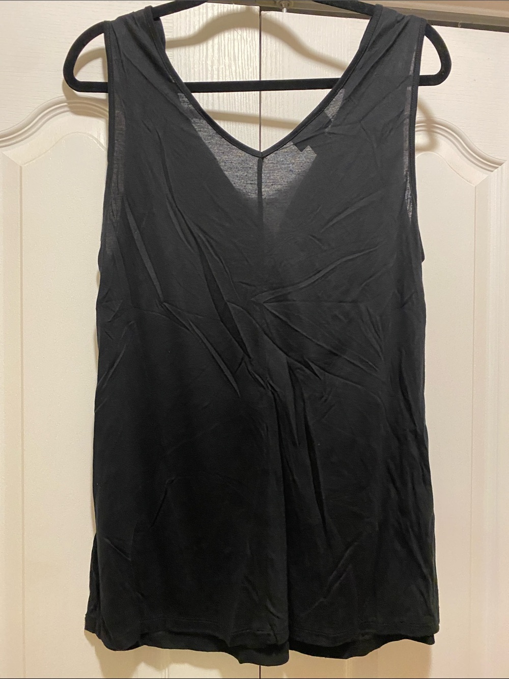 Apostrophe Black Sleeveless Twist-Front Tank - Picture 4 of 4